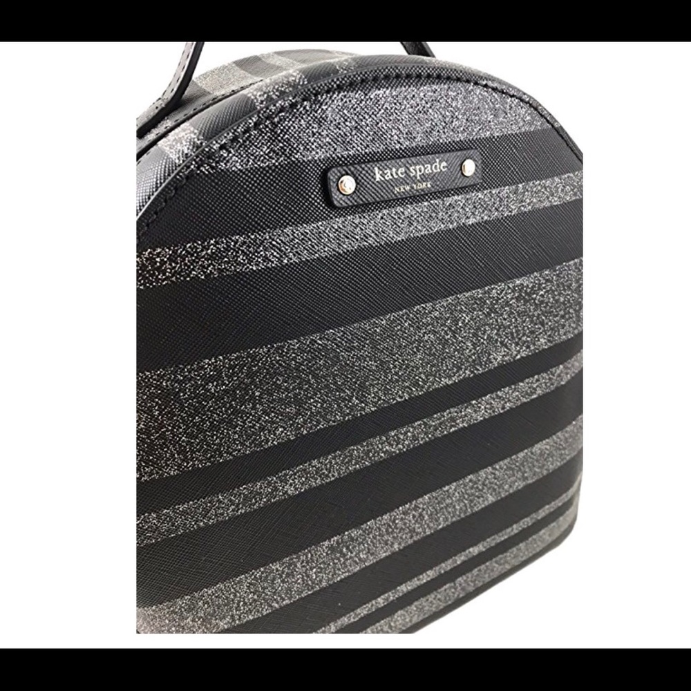 Kate Spade Haven Lane Sami Black glitter Backpack - Picture 5 of 8